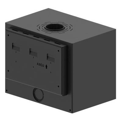 Kominek wolnostojący CF 700-4 (obudowa 4mm) Nowy kominek wolnostojący stworzony na bazie kasety kominkowej CUBO