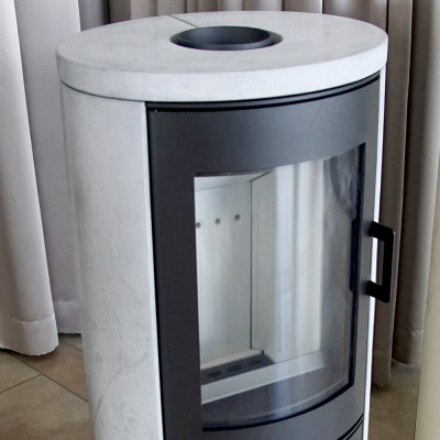 KRATKI KOZA AB S/DR 8 kW Ø 150 beton szary