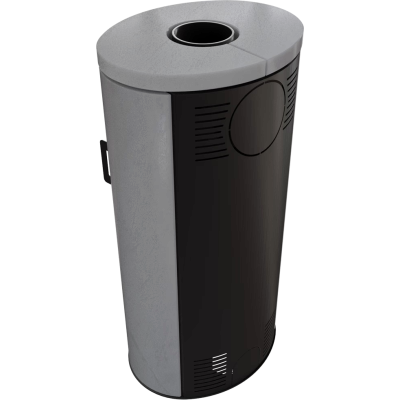 KRATKI KOZA AB S/DR 8 kW Ø 150 beton szary