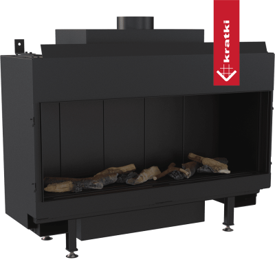 KRATKI Kominek gazowy frontowy 100/150 9,5 kW