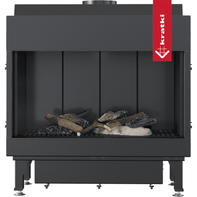 KRATKI Kominek gazowy LEO 70 frontowy propan-butan Ø 100/150 7,3 kW manualny KRATKI Kominek gazowy LEO 70 frontowy propan-butan Ø 100/150 7,3 kW manualny
