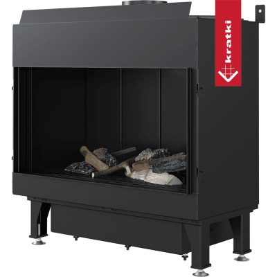 KRATKI Kominek gazowy LEO 70 frontowy gaz ziemny (NG) Ø 100/150 7,3 kW manualny KRATKI Kominek gazowy LEO 70 frontowy gaz ziemny (NG) Ø 100/150 7,3 kW manualny