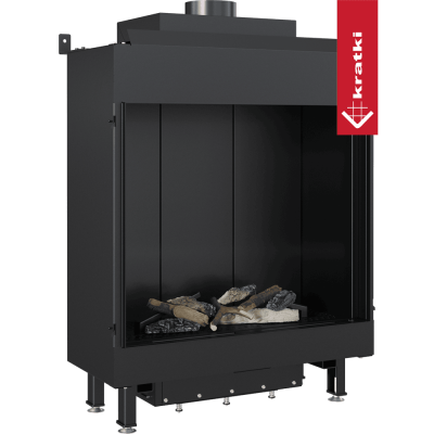 KRATKI Kominek gazowy LEO 62 frontowy gaz ziemny Ø 100/150 5,6 kW KRATKI Kominek gazowy LEO 62 frontowy gaz ziemny Ø 100/150 5,6 kW