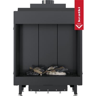 KRATKI Kominek gazowy LEO 62 frontowy gaz ziemny Ø 100/150 5,6 kW KRATKI Kominek gazowy LEO 62 frontowy gaz ziemny Ø 100/150 5,6 kW