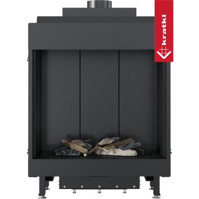 KRATKI Kominek gazowy LEO 62 frontowy gaz ziemny (NG) Ø 100/150 kW KRATKI Kominek gazowy LEO 62 frontowy gaz ziemny (NG) Ø 100/150 kW