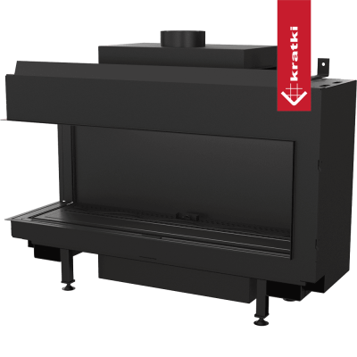 KRATKI Kominek gazowy LEO 100 lewy propan Ø 100/150 8,2 kW