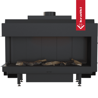 KRATKI Kominek gazowy LEO 100 lewy propan Ø 100/150 8,2 kW