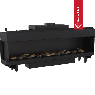 KRATKI Kominek gazowy LEO 200 lewy propan butan Ø 130/200 14 kW KRATKI Kominek gazowy LEO 200 lewy propan butan Ø 130/200 14 kW