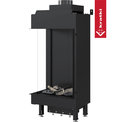 KRATKI Kominek gazowy LEO 45 / 68 lewy propan Ø 100/150 3,8 kW