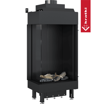 KRATKI Kominek gazowy LEO 45 / 68 lewy propan Ø 100/150 3,8 kW