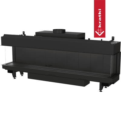 KRATKI Kominek gazowy LEO 200 lewy prawy propan Ø 130/200 12,5 kW KRATKI Kominek gazowy LEO 200 lewy prawy propan Ø 130/200 12,5 kW