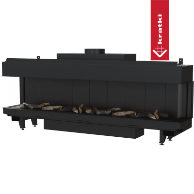 KRATKI Kominek gazowy LEO 200 lewy prawy propan Ø 130/200 12,5 kW KRATKI Kominek gazowy LEO 200 lewy prawy propan Ø 130/200 12,5 kW