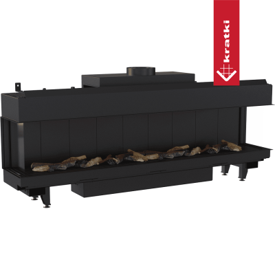 KRATKI Kominek gazowy LEO 200 lewy prawy propan Ø 130/200 12,5 kW KRATKI Kominek gazowy LEO 200 lewy prawy propan Ø 130/200 12,5 kW