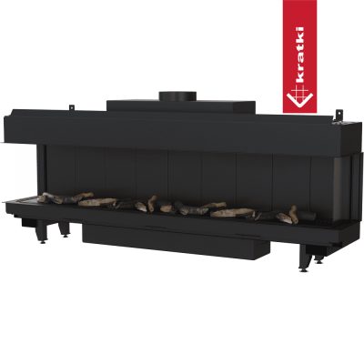 KRATKI Kominek gazowy LEO 200 lewy prawy propan Ø 130/200 12,5 kW KRATKI Kominek gazowy LEO 200 lewy prawy propan Ø 130/200 12,5 kW