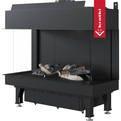 KRATKI Kominek gazowy LEO 70 lewy prawy propan butan Ø 100/150 6,1 kW KRATKI Kominek gazowy LEO 70 lewy prawy propan butan Ø 100/150 6,1 kW