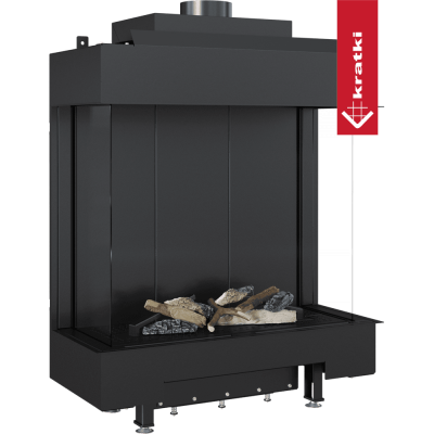 KRATKI Kominek gazowy LEO 76 / 62 lewy prawy propan Ø 100/150 5,1 kW KRATKI Kominek gazowy LEO 76 / 62 lewy prawy propan Ø 100/150 5,1 kW