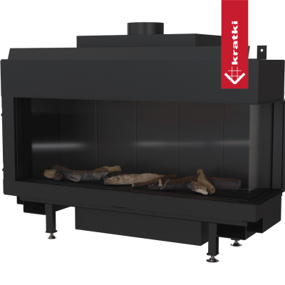 KRATKI Kominek gazowy LEO 100 prawy gaz ziemny (NG) Ø 100/150 9 kW KRATKI Kominek gazowy LEO 100 prawy gaz ziemny (NG) Ø 100/150 9 kW