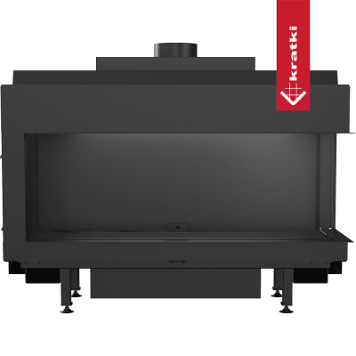 KRATKI Kominek gazowy LEO 100 prawy propan butan Ø 100/150 9,5 kW KRATKI Kominek gazowy LEO 100 prawy propan butan Ø 100/150 9,5 kW