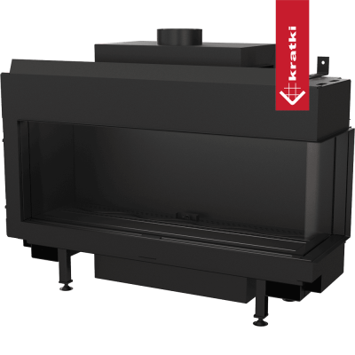 KRATKI Kominek gazowy LEO 100 prawy propan Ø 100/150 8,2 kW