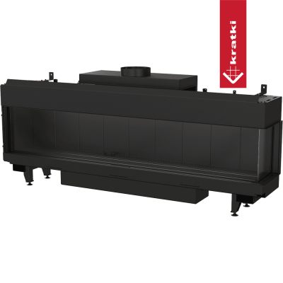 KRATKI Kominek gazowy LEO 200 prawy propan butan Ø 130/200 14 kW KRATKI Kominek gazowy LEO 200 prawy propan butan Ø 130/200 14 kW