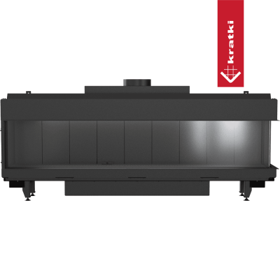 KRATKI Kominek gazowy LEO 200 prawy propan butan Ø 130/200 14 kW KRATKI Kominek gazowy LEO 200 prawy propan butan Ø 130/200 14 kW