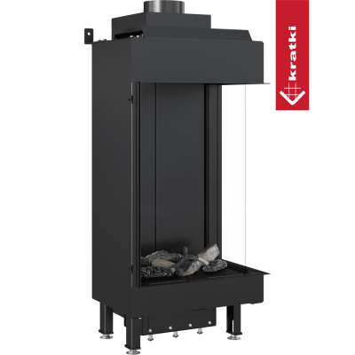 KRATKI Kominek gazowy LEO 45 / 68 prawy propan butan Ø 100/150 4,1 kW KRATKI Kominek gazowy LEO 45 / 68 prawy propan butan Ø 100/150 4,1 kW
