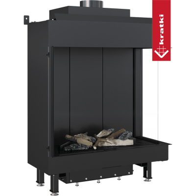 KRATKI Kominek gazowy LEO 76 / 62 prawy propan butan Ø 100/150 5,6 kW KRATKI Kominek gazowy LEO 76 / 62 prawy propan butan Ø 100/150 5,6 kW