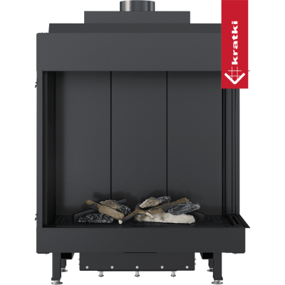 KRATKI Kominek gazowy LEO 76 / 62 prawy propan butan Ø 100/150 5,6 kW KRATKI Kominek gazowy LEO 76 / 62 prawy propan butan Ø 100/150 5,6 kW