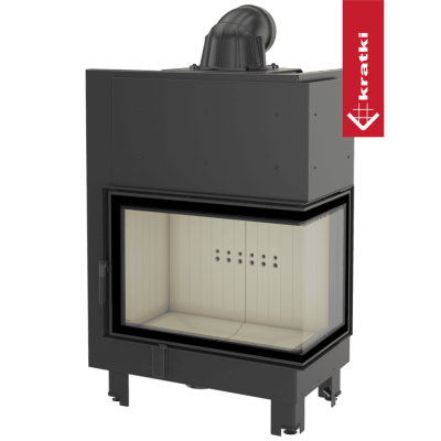 KRATKI MBA prawy BS 17 kW Ø200 Szyba gięta