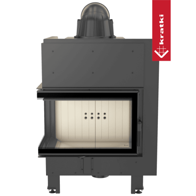 KRATKI MBM lewy BS 10 kW Ø200 Szyba gięta