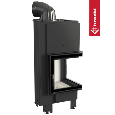 KRATKI MBN prawy BS 8 kW Ø200 Szyba gięta KRATKI MBN prawy BS 8 kW Ø200 Szyba gięta