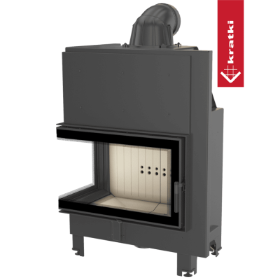 KRATKI MBO lewy BS 15 kW Ø200 Szyba gięta