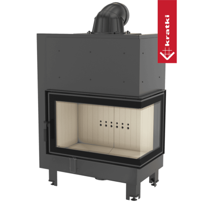 KRATKI MBO prawy BS 15 kW Ø200 Szyba gięta KRATKI MBO prawy BS 15 kW Ø200 Szyba gięta