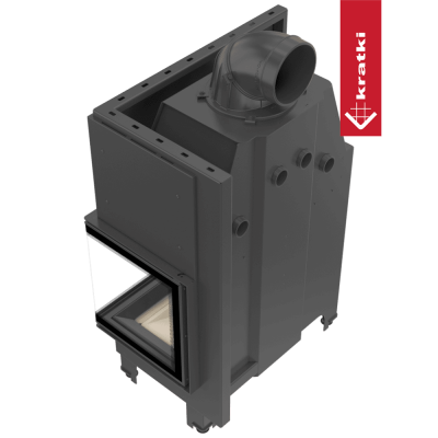 KRATKI MBO prawy BS 15 kW Ø200 Szyba gięta KRATKI MBO prawy BS 15 kW Ø200 Szyba gięta