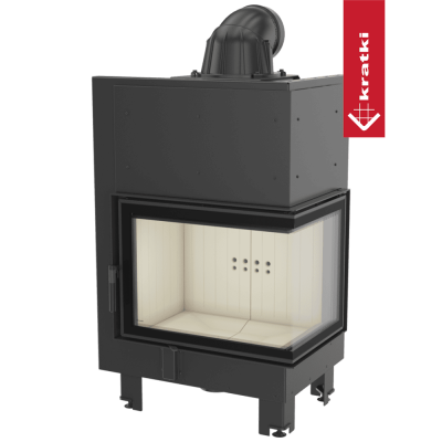 KRATKI MBZ prawy BS 13 kW Ø200 Szyba gięta
