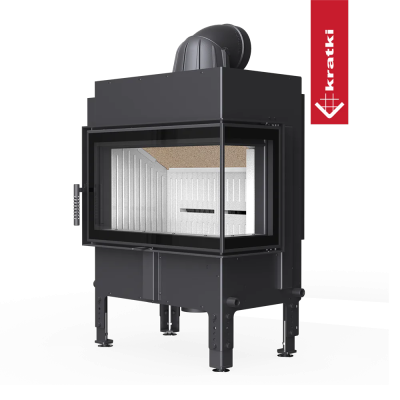 Kominek do akumulacji KRATKI NORRA prawy 9,9 kW Ø 200