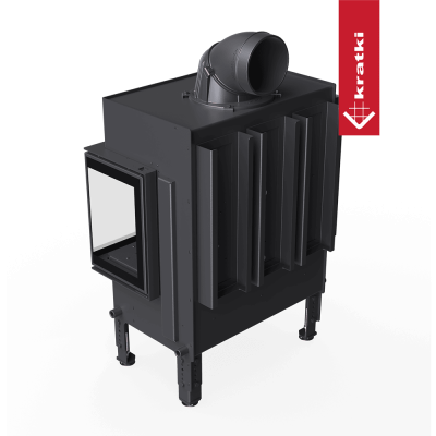 Kominek do akumulacji KRATKI NORRA prawy 9,9 kW Ø 200
