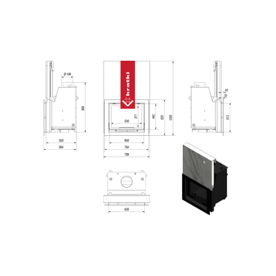 KRATKI ZUZIA gilotyna 12 kW Ø 200 KRATKI ZUZIA gilotyna 12 kW Ø 200